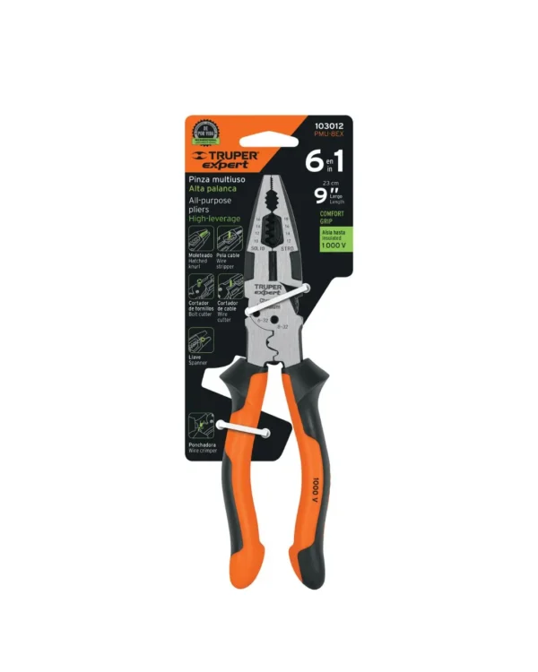 pinza multiuso 8" electricista