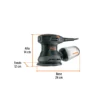 lijadora roto orbital 5" 260w