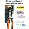 pinza multiuso 8" punta larga pinza multiuso 8" punta larga
