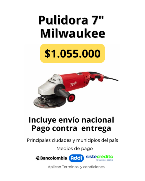 pulidora alámbrica 7"